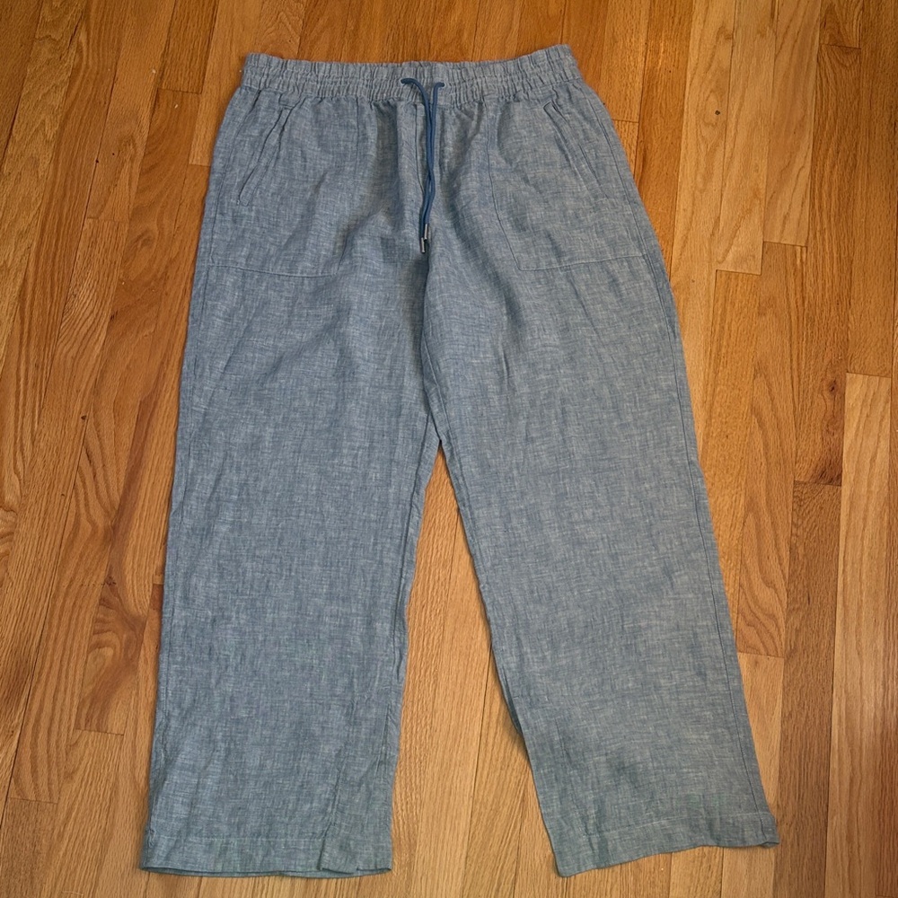 Athleta Linen Crop pant